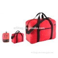 Best selling colorful folding duffel bag with front zip pocket